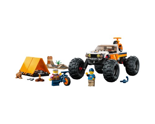 Конструктор LEGO City Пригоди на позашляховику 4x4 252 деталі (60387)