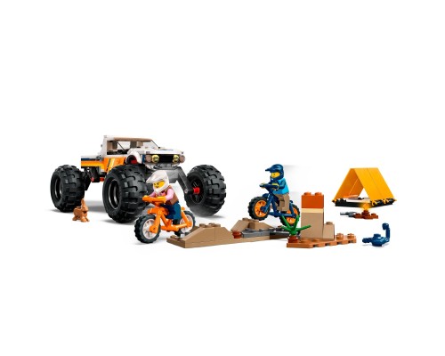 Конструктор LEGO City Пригоди на позашляховику 4x4 252 деталі (60387)