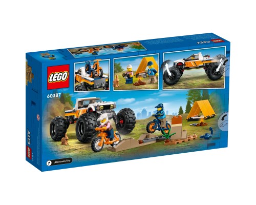 Конструктор LEGO City Пригоди на позашляховику 4x4 252 деталі (60387)
