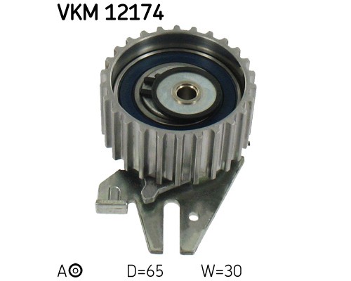 Ролик натягувача ременя SKF VKM 12174