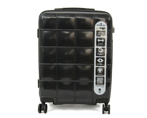 Валіза Echolac Square Pro Black S (EcPC185SA-403-01)