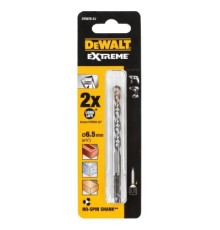 Свердло DeWALT по бетону/цеглини/каменю EXTREME, D=6.5 мм, L=100 мм, WL=60, 1 шт (DT6678)