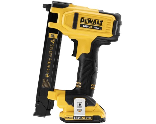 Степлер будівельний DeWALT 18В XR, довжина/ширина скоби 25/19.7 мм, 2xAh, кейс TSTAK (DCN701D2)