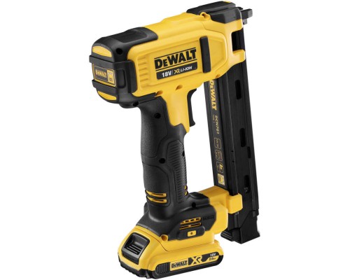 Степлер будівельний DeWALT 18В XR, довжина/ширина скоби 25/19.7 мм, 2xAh, кейс TSTAK (DCN701D2)