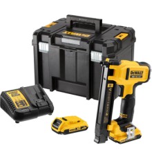 Степлер будівельний DeWALT 18В XR, довжина/ширина скоби 25/19.7 мм, 2xAh, кейс TSTAK (DCN701D2)
