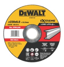 Круг зачистний DeWALT чорний/кольоровий метал, 230х6.0х22.23 мм (DT43919)