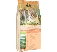 Сухий корм для кішок Carpathian Pet Food Adult 7 + з куркою і палтусом атлантичним 1.5 кг (4820111140930)