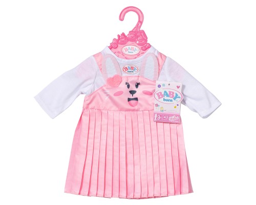 Аксесуар до ляльки Zapf Одяг для ляльки Baby Born - Сукня з зайкою (832868)