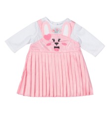 Аксесуар до ляльки Zapf Одяг для ляльки Baby Born - Сукня з зайкою (832868)