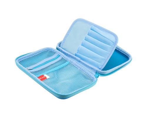 Пенал Cool For School 1 відділення Блакитний (QT-5653-Blue)
