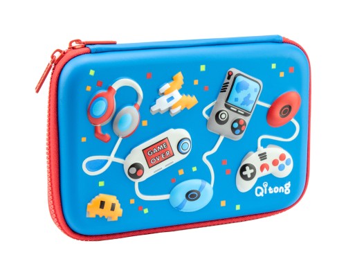 Пенал Cool For School 1 відділення Блакитний (QT-5653-Blue)