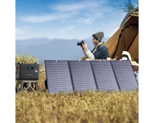 Портативна сонячна панель Choetech 160W (SC010-BK)