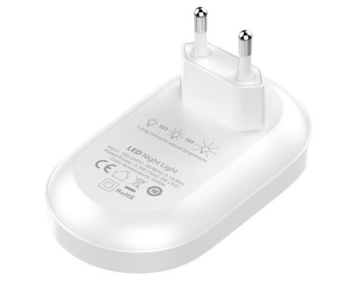 Нічник ColorWay Nightlight 0.5W (8x0.2W LED) (CW-NL08-W)
