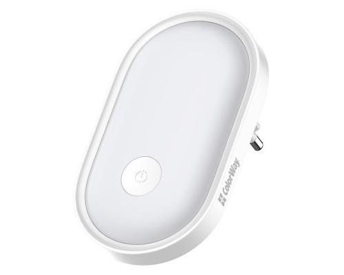 Нічник ColorWay Nightlight 0.5W (8x0.2W LED) (CW-NL08-W)