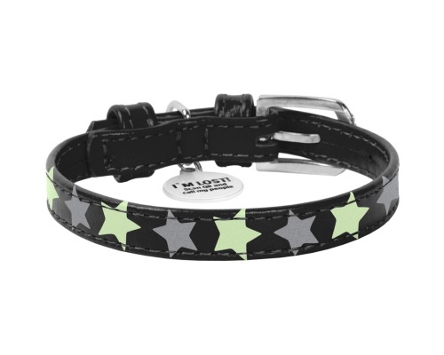 Нашийник для тварин WAUDOG Glamour з QR паспортом 