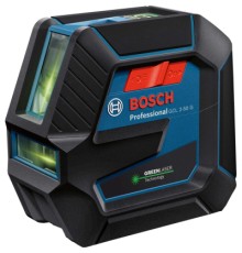 Лазерний нівелір Bosch Professional GCL 2-50 G, до 15 м, з тримачем RM 10, затиском DK 10, мішенню, кейс (0.601.066.M02)