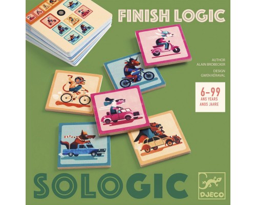 Настільна гра Djeco Логічний фініш (Finish Logic) (DJ08540)