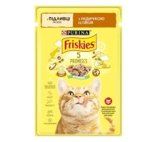Вологий корм для кішок Purina Friskies шматочки в підливі з індичкою 85 г (7613036965248)