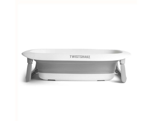 Ванночка Twistshake Pastel Grey розкладна з вкладишем для купання (78538) Ванночка Twistshake Pastel Grey розкладна з вкладишем для купання (78538)