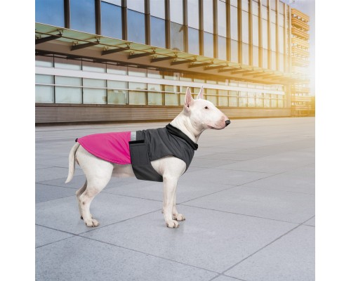 Попона для тварин Pet Fashion ROY 3XL малиново-сіра (4823082432905)