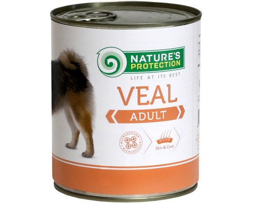 Консерви для собак Nature's Protection Adult Veal 800 г (KIK24633)