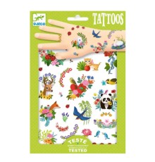 Набір для творчості Djeco Щаслива весна наклейки на тіло (DJ09591)