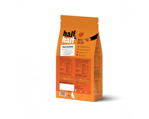 Сухий корм для кішок Half&Half для стерилізованих з яловичиною 2 кг (4820261920802)