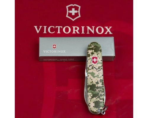 Ніж Victorinox Spartan Army 91 мм Піксель + Лого (1.3603.3_W3941p)