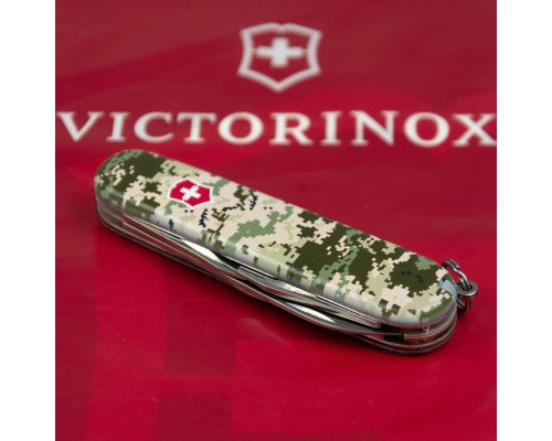 Ніж Victorinox Spartan Army 91 мм Піксель + Лого (1.3603.3_W3941p)