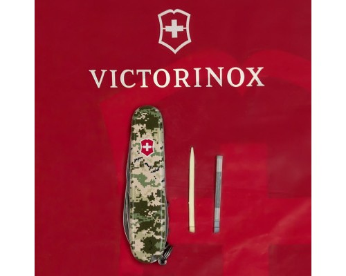 Ніж Victorinox Spartan Army 91 мм Піксель + Лого (1.3603.3_W3941p)
