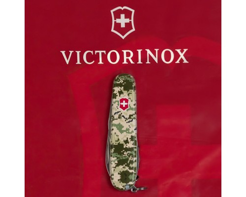 Ніж Victorinox Spartan Army 91 мм Піксель + Лого (1.3603.3_W3941p)