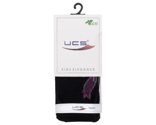 Колготки дитячі UCS Socks з бантом (M0C0301-1410-9G-black)