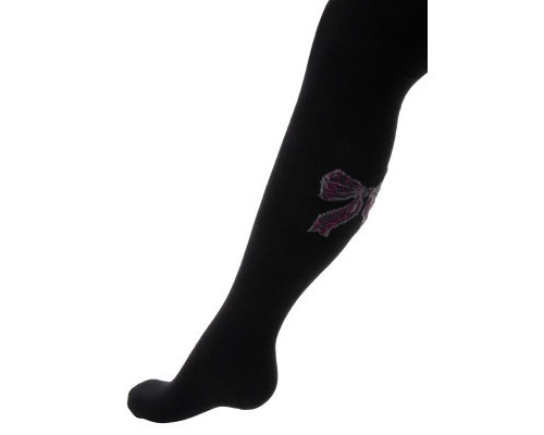 Колготки дитячі UCS Socks з бантом (M0C0301-1410-9G-black)