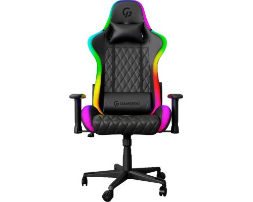 Крісло ігрове GamePro Hero RGB Black (GC-700-Black)
