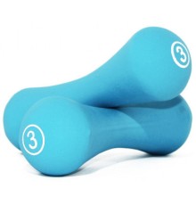 Гантельний набір LiveUp Neoprene Dumbbell неопрен блакитний 2х3кг LS2002-B3 (6951376138269)