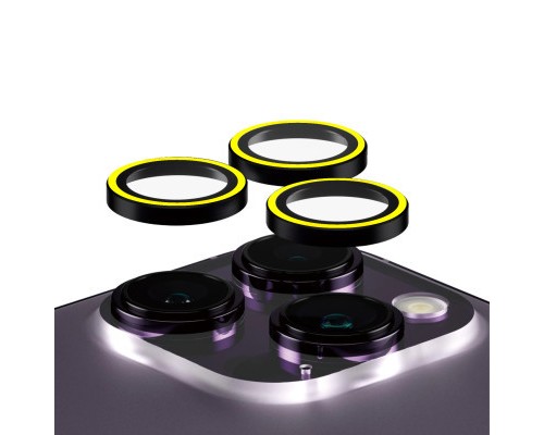 Скло захисне Armorstandart for Camera AR iPhone 15 Pro / 15 Pro Max Yellow (ARM76124)