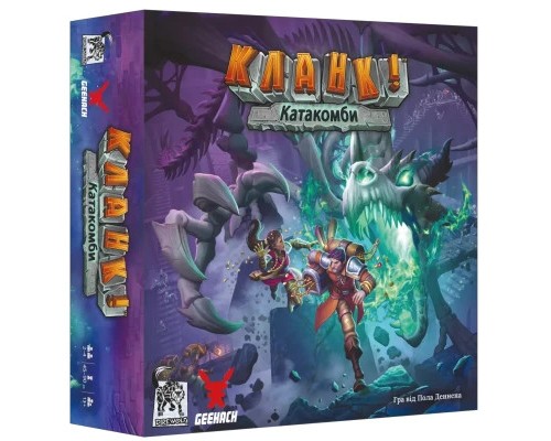 Настільна гра Geekach Games Кланк! Катакомби (Clank! Catacombs) (GKCH105CC) Настільна гра Geekach Games Кланк! Катакомби (Clank! Catacombs) (GKCH105CC)
