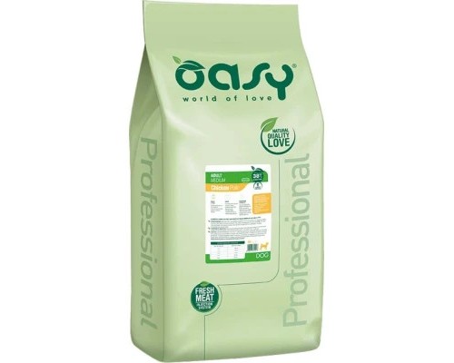 Сухий корм для собак OASY LIFESTAGE Adult Medium 18 кг (8053017349213)