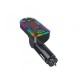 FM модулятор Havit HV-FM813BT 2USB+USB-C RGB Black (HV-FM813BT Black) 