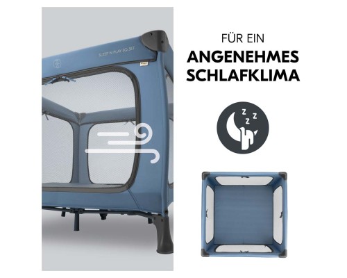 Дитячий манеж Hauck Sleep N Play SQ Dark Blue (60672-8)