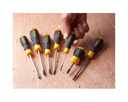 Викрутка Stanley Cushion Grip, SL 2,5x60мм, з паралельним джалом. (STHT16151-0)