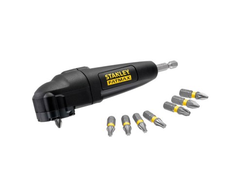 Насадка Stanley кутова FATMAX з набором біт 9 шт (STA88582)