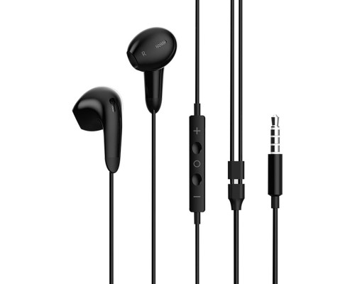 Навушники ColorWay 3.5 mm Wired Earphone Sound Wave Black (CW-WD04BK)