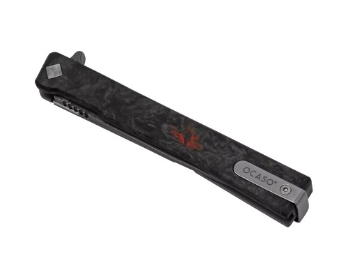 Ніж Ocaso Solstice Fat Carbon Red Damascus (10IFR)