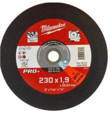 Круг відрізний Milwaukee по металу, SCS 41/230х1,9 PRO+, 230мм (4932451490)