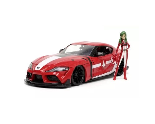 Машина Jada металева Роботех Тойота Супра з фігуркою Мірії Стерлінг, 1:24 (253255053)