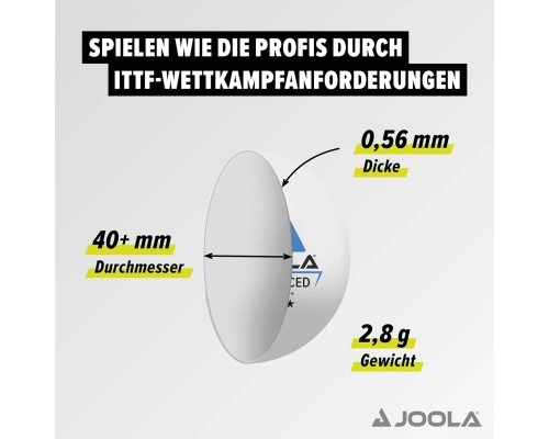 М'ячик для настільного теніса Joola Outdoor ball 6 шт (42181) (930962)