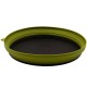 Миска туристична Tramp силіконова з пластиковим дном 1070 мл (TRC-124-olive)