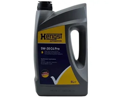 Моторна олива HENGST 5W-30 C4 Pro, 5л (1554800000)