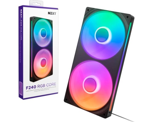 Кулер до корпусу NZXT F240 RGB Core Fan (Single Frame) - Black (RF-U24HF-B1)